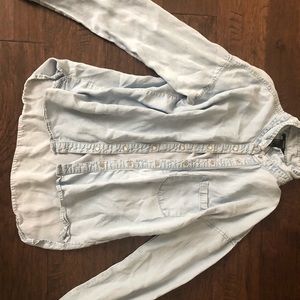 Blue long sleeve coverup blue/gray!